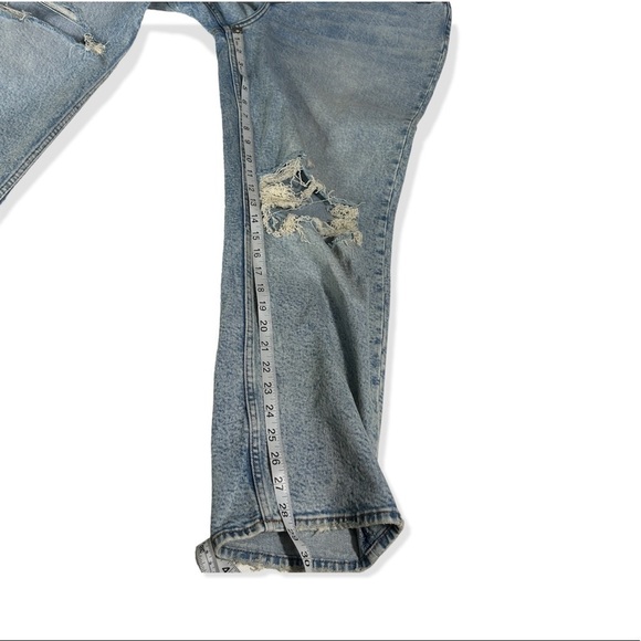 Abercrombie and Fitch Ultra High Rise 90s Straight Jean 18/34 short TikTok - Picture 7 of 16
